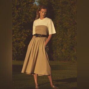 Anthropologie Lilou Twofer Midi Dress by Maeve - Medium